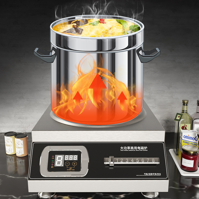 OEM fabricación personalizada horno electromagnético cóncavo comercial doméstico comercio exterior transfronterizo cocina de inducción europea