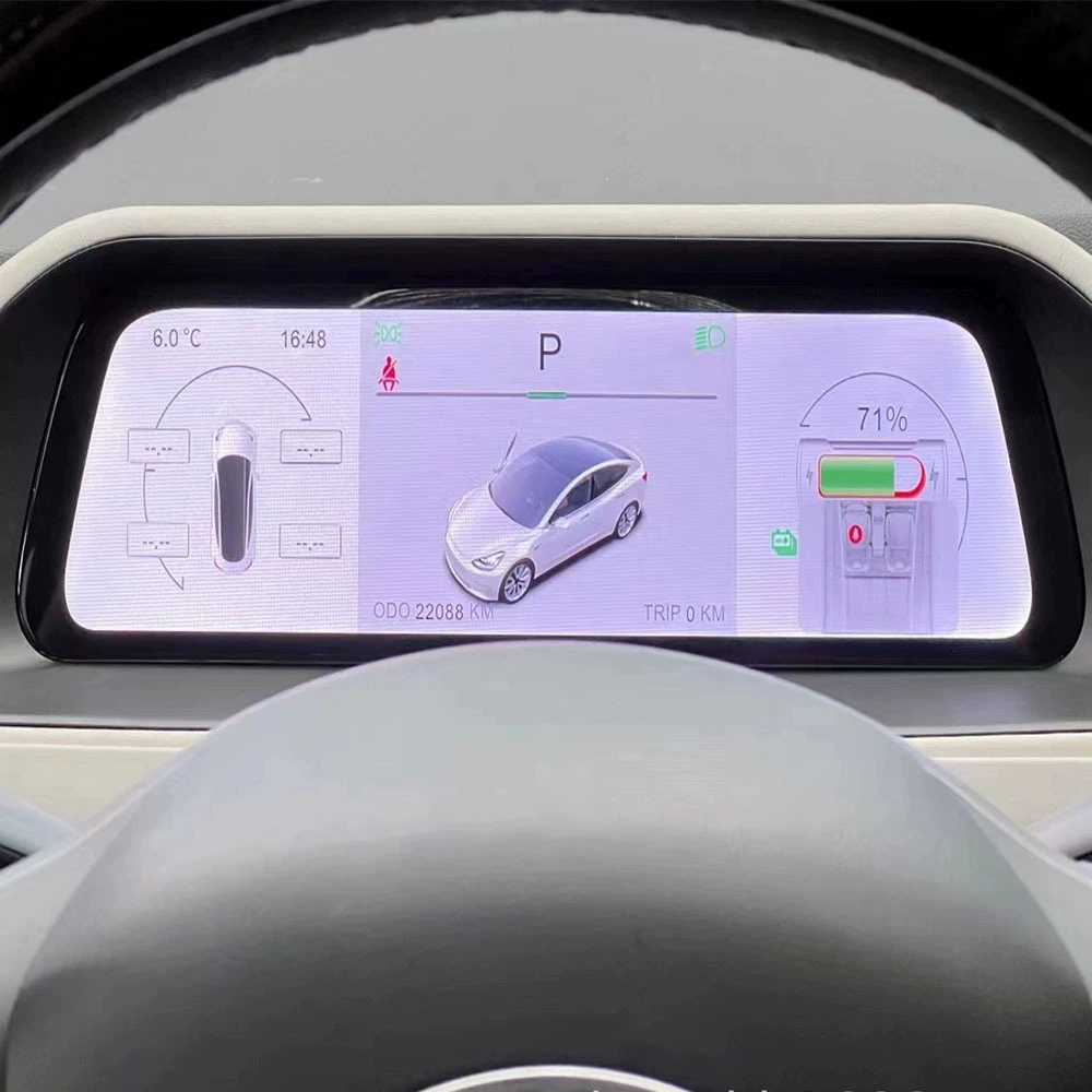 Применимо к Tesla Model3 ModelY ЖК-приборной панели Изменение установки экрана HD Установка без потерь