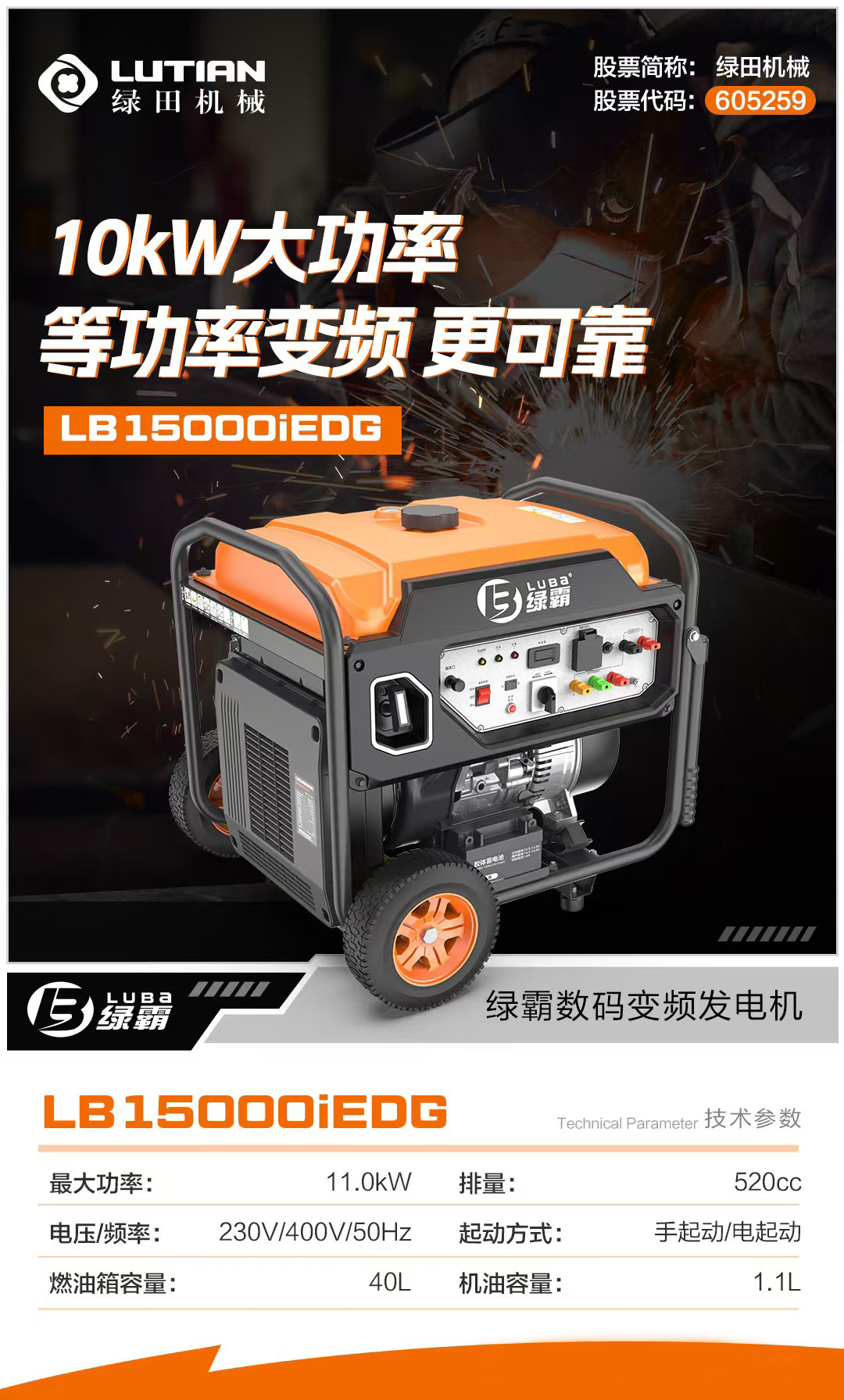 Greenfield Green Power Inverter Generator for Home Use, Portable High-Power European Standard Socket, Commercial Lightweight Outdoor Power Supply