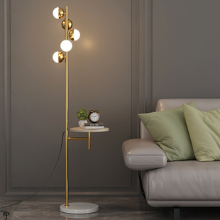 Fishing lamp living room sofa coffee table floor lamp Nordic modern simple creative personality bedroom bedside atmosphere standing lamp