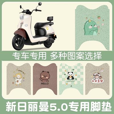 Accessories Decoration Set, Electric vehicle foot mat