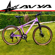 AVYA山地自行车新品铝合金26寸27.5寸Bicycle 21速碟刹可锁死前叉