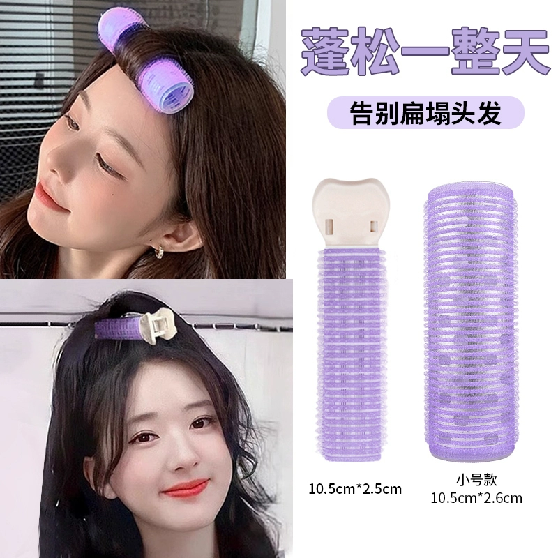 Curly big bangs, hairgrip, adds volume