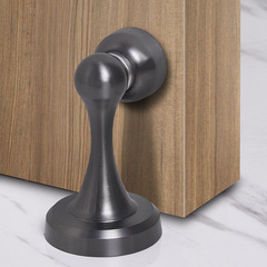 Stainless steel strong magnetic door suction bathroom anti-collision door stop, door bumper bedroom silent suction door holder