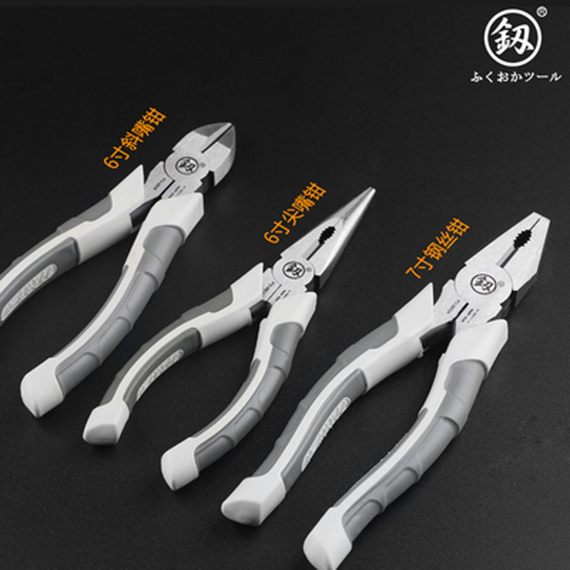 日本福岡バイスワイヤーペンチ工業級万用多機能輸入6インチ8インチタイガーペンチ|undefined