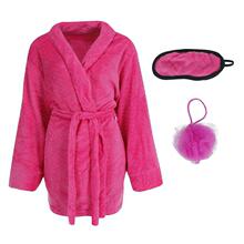 W 55950 Children's Hooded Flannel Bathrobe ��ͯ��ͨԡ��