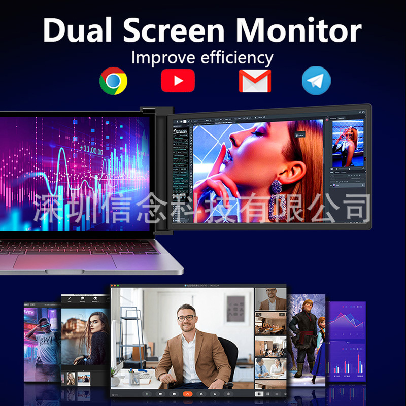 Portable Monitor for Mac Mini-Pc Dual-Mode Version Smartphone 14-18.5inch Multiple Specifications Available