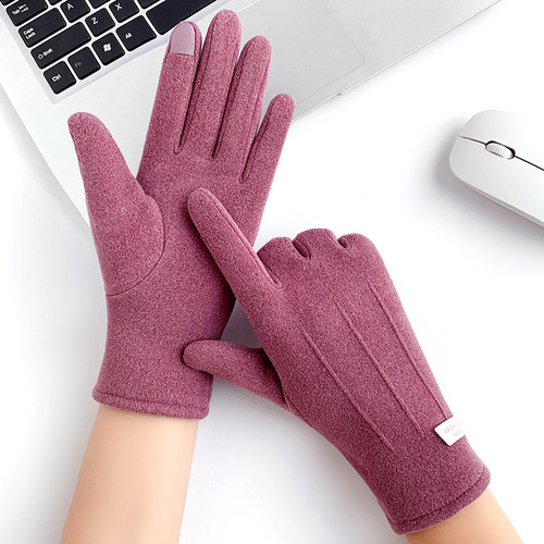 Women's Winter Riding Warm Gloves, Fleece Lined, Thick, Windproof, Touchscreen Compatible, Cold Weather Riding Warm Gloves