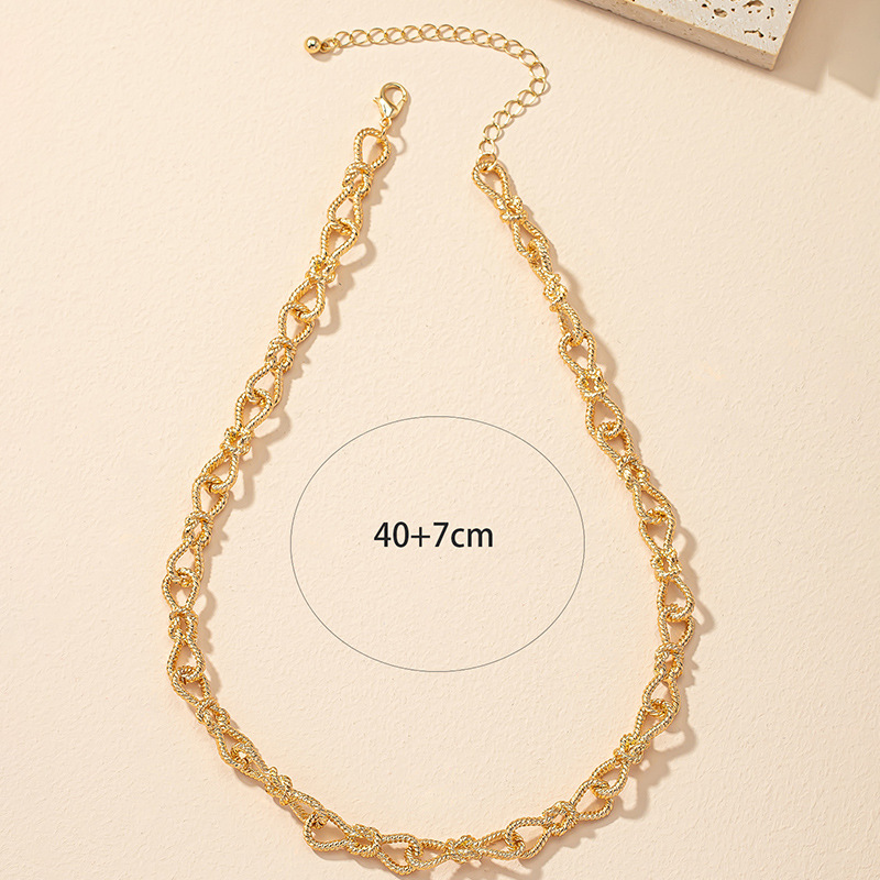 Fashion Geometric Alloy Plating Hollow Out Necklace