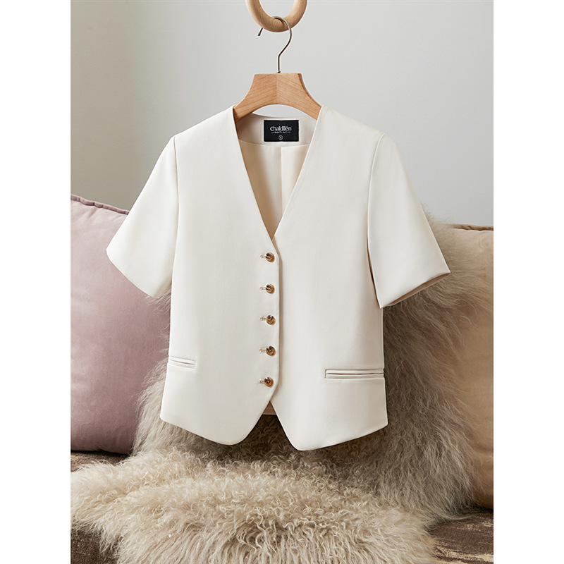 Beidao Horse Fashion Suit Jacket Women's New All-match Short Temperament Short-sleeved Summer Thin Spring and Autumn