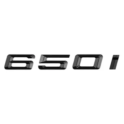 Car logo Series 730LI 740LI 6 Series - standard-650i-in-glossy-black-before-the-16-model