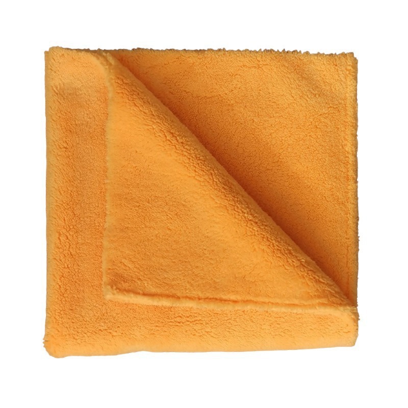 microfibra gruesa cortada doble cara poliéster brocado de alta densidad coral veludo toalla de limpieza de coche toallas super absorbentes
