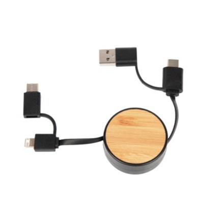 2-in-2 Retractable Bamboo Data Cable USB to Dual Type-C Android Multifunctional Round 6-in-1 Fast Charging Cable 2-in-2 Retractable Bamboo Data Cable USB to Dual Type-C Android Multifunctional Round 6-in-1 Fast Charging Cable