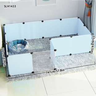 Dog Cage Indoor Small Free Space Small and Medium-Sized Dog Household Dog Pet Chicken Cage Fence Cat Cage Cat Villa