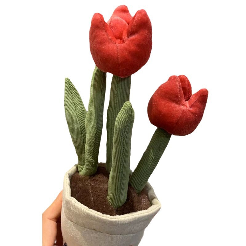 国産ジェリーキャットと同じスタイルの水仙、チューリップ、ヒマワリ、デイジー、大輪の花、鉢植えのおもちゃ、花束|undefined