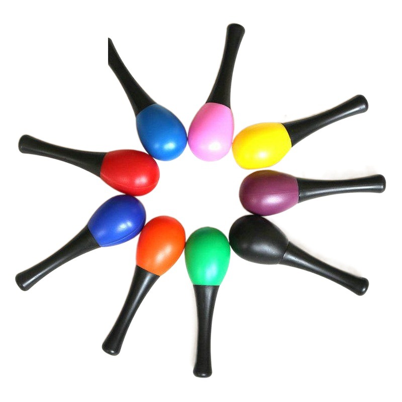 Small Sand Hammer 13cm Orff Children's Percussion Instrument Baby Toy Kindergarten Early Education Teaching Aware Plastic Sand Hammer