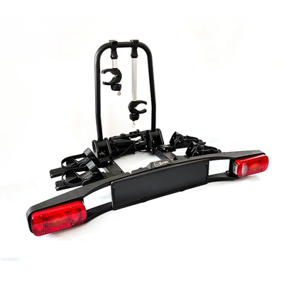 Car Rear Tow Bicycle Rack Foldable European Trailer Hook Rear Trailer Tail Rack Car Bicycle Rack Others (Car bike rack) - foldable-2-tow-hook-type