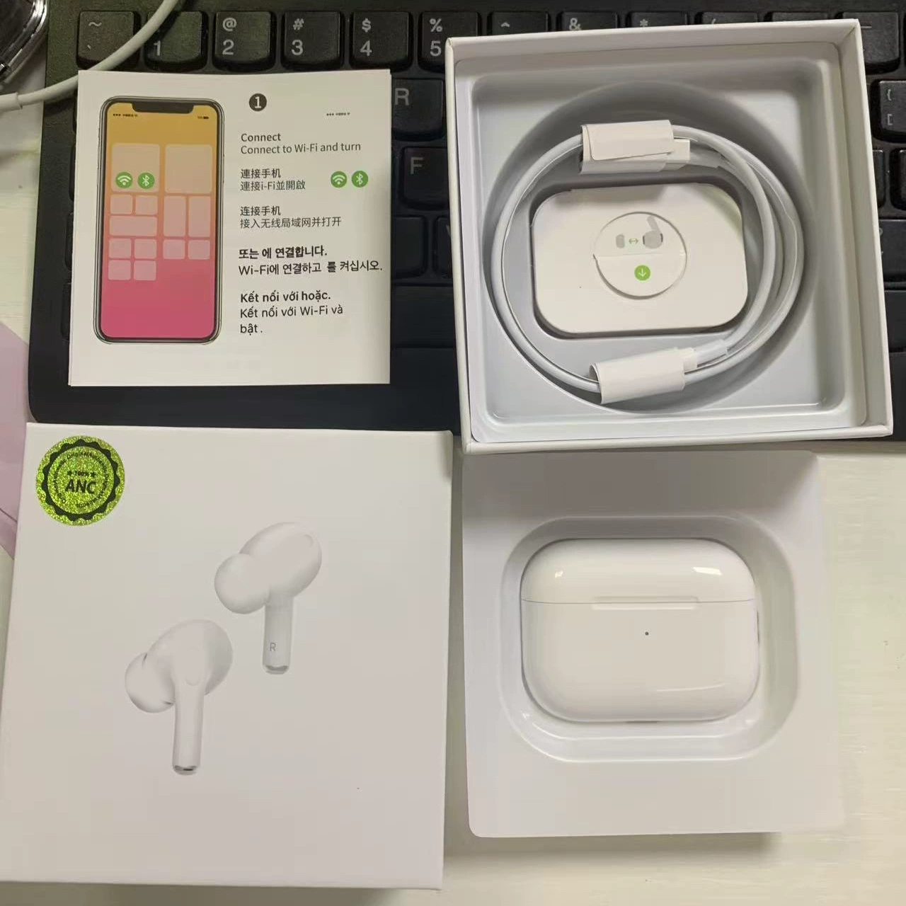 Беспроводные наушники-вкладыши (совместимы с Apple) Pro2, Bluetooth, 360° Dolby Surround, зарядный кейс