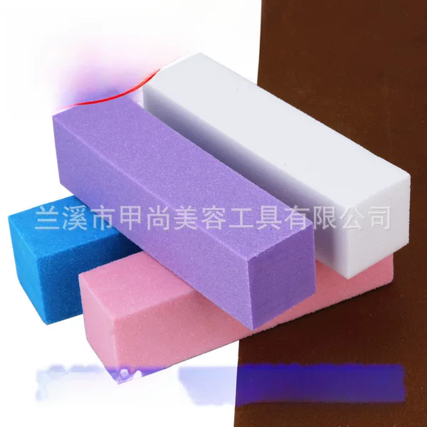 Jiashang high foaming tofu block polishing and repairing nail rubbing strip sponge nail file nail tool sand strip tofu block