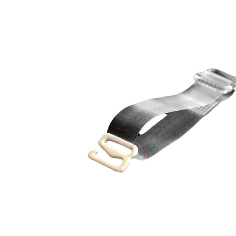 Correa invisible esmerilada transparente ensanchada correa de hombro transparente correa de hombro invisible correa de sujetador correa de ropa interior ajustable piezas antideslizantes