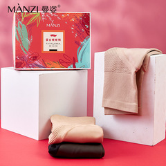 Leggings for Autumn and Winter, Manzi Abdominal Correction and Hip Lifting Women's High Waist Anti-Scratch Beauty Fiber Q Elastic Protein Water Light Pantyhose