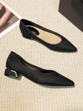 I 46793 French Heel Pointed Toe Shoes ��ʽ�ָ���ͷЬ ר