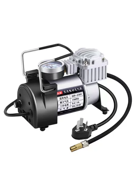 220V household double cylinder electric air pump car tire basketball air column bag pump swimming ring air pump
