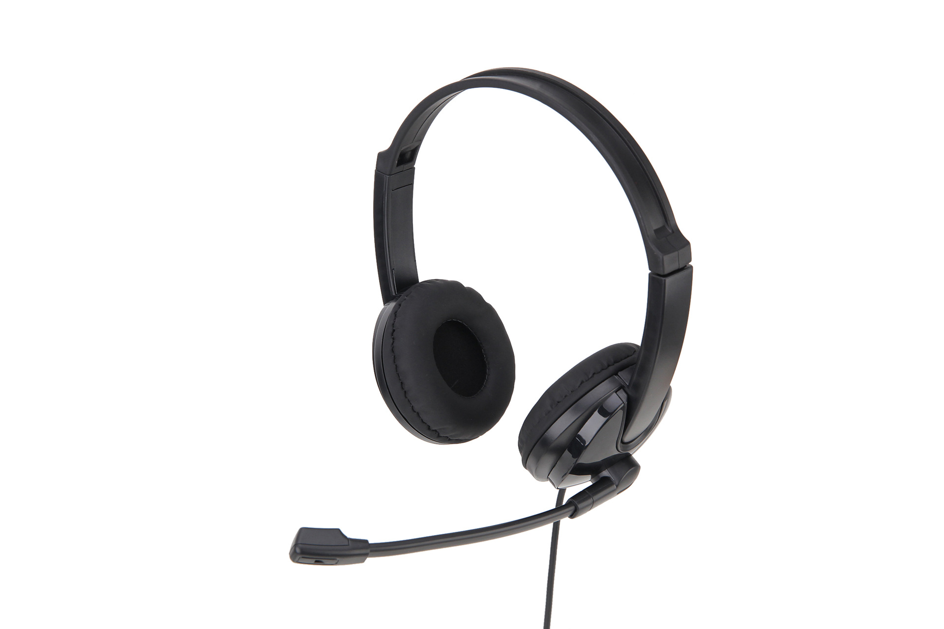 Wearing wired USB with remote control for learning, office, education, teaching, and communication earphones_voghion.com