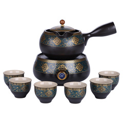 Hao Feng Steam Tea Cooker, Tea Pot Set, Home Automatic Tea Maker, Ceramic Electric Stove, X