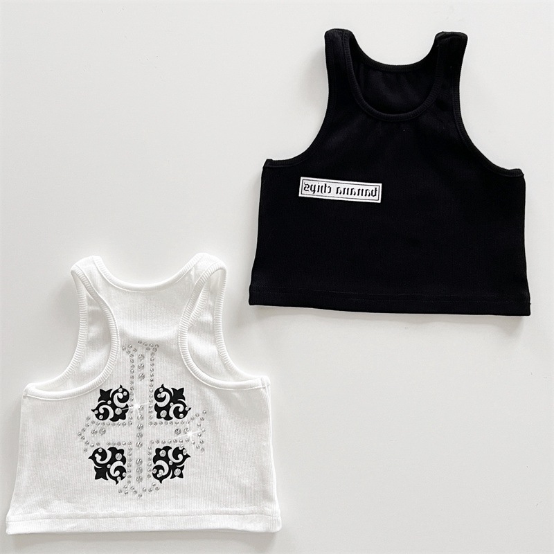 Girls' Summer Vest & Camisole: Chic, Trendy, and Brand-Labelled Outfit for Kids—Perfect for Instagram-Worthy, Fashion-Forward Looks