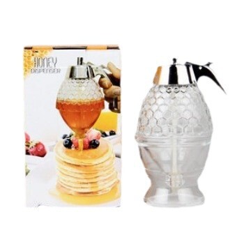 TV product honey dispenser syrup juice dispenser honey syrup distributor storage