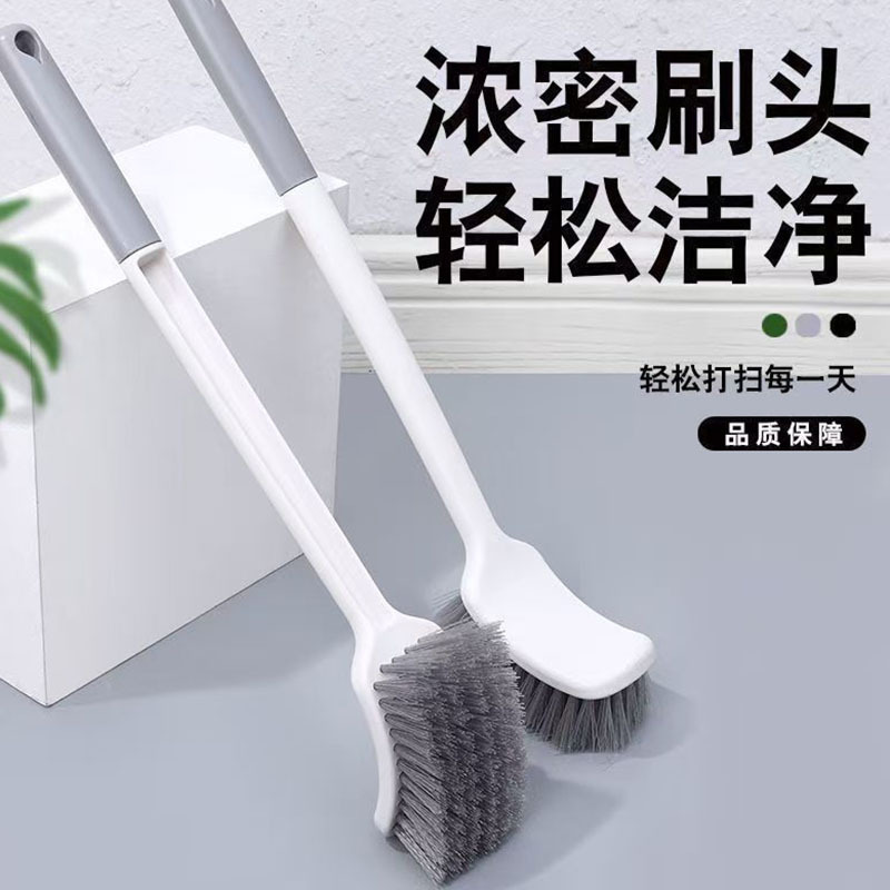 Japanese-Style Long-Handled Toilet Brush, No Dead Angle Cleaning Brush for Home Use, Suitable for Both Sitting and Squat Toilets, Gap Brush, Wall-Mounted