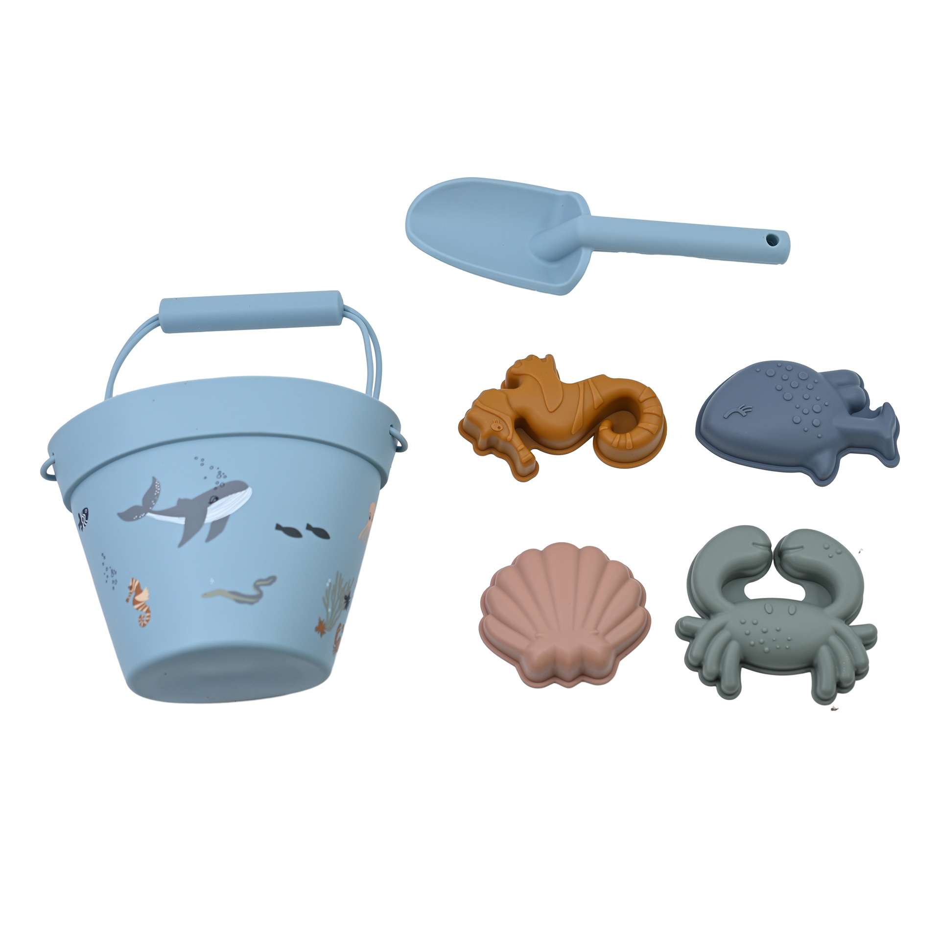 Herramientas de excavación de arena Barril junto al mar Juguetes para niños Pala junto al mar Fruta para padres e hijos Barril de silicona Juego de juguetes de playa