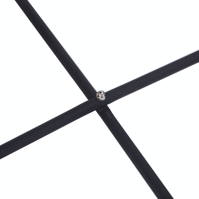 Hierro Grande y Pequeña Mesa Redonda de hierro mesa de té de cuatro patas clásica mesa de café negro bar mesa de té especial para invitados