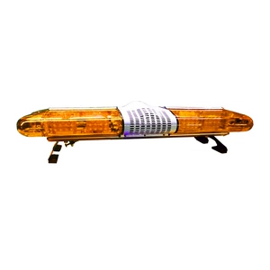 Car LED Roof Long Strip Warning Light Yellow Flashing Light 0.88m Signal Light Strobe Red Blue 2088B