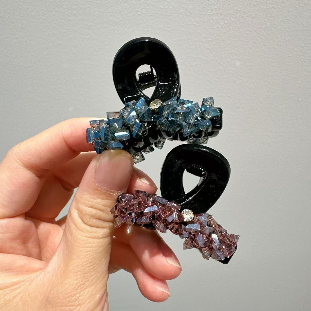 Fermaglio per capelli elegante stellato con perline accessorio donna_voghion.com