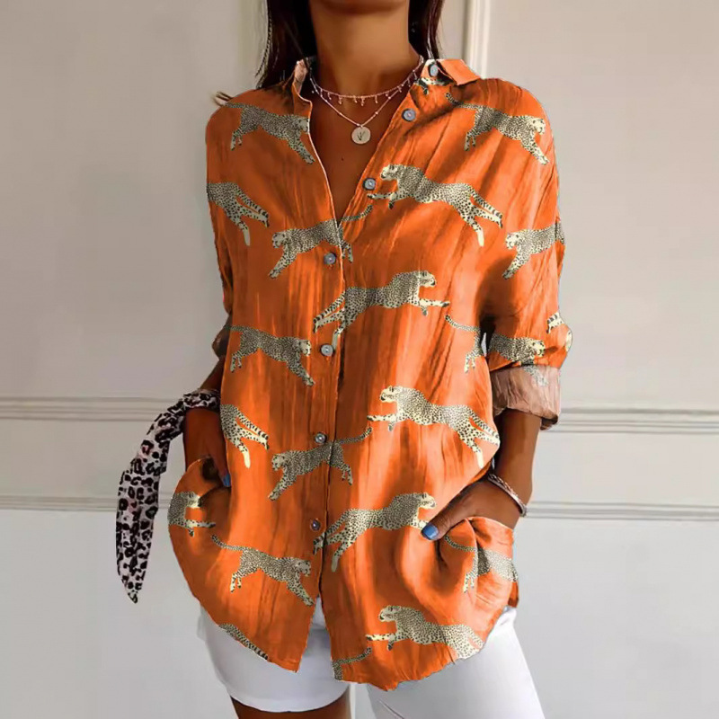 2024 new ladies long shirt women AliExpress manufacturers supply ladies casual shirt shoulder sleeve long