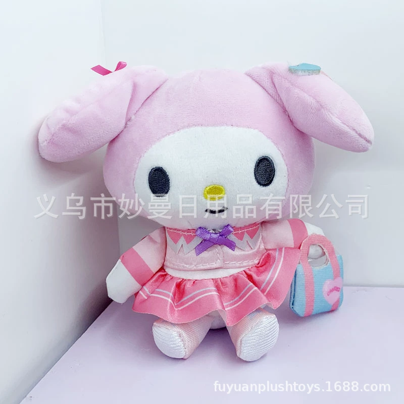 Plush pendant Hello Kitty keychain, 12 cm & 15 cm variants, assorted styles