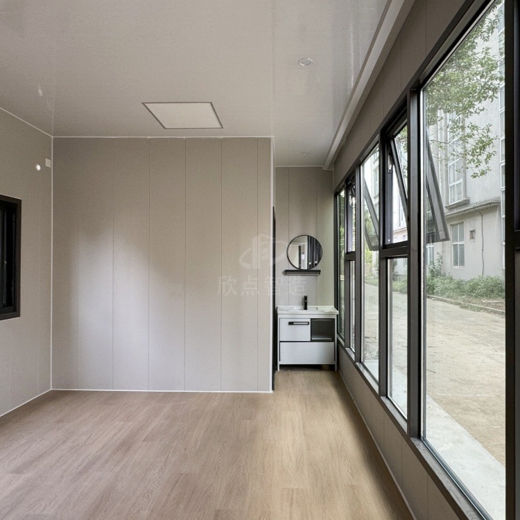 Casa de familia al aire libre, sala de sol, sala de actividades, fábrica de salón de cabina de manzana, área escénica de campamento, almacén de Apple, oficina móvil