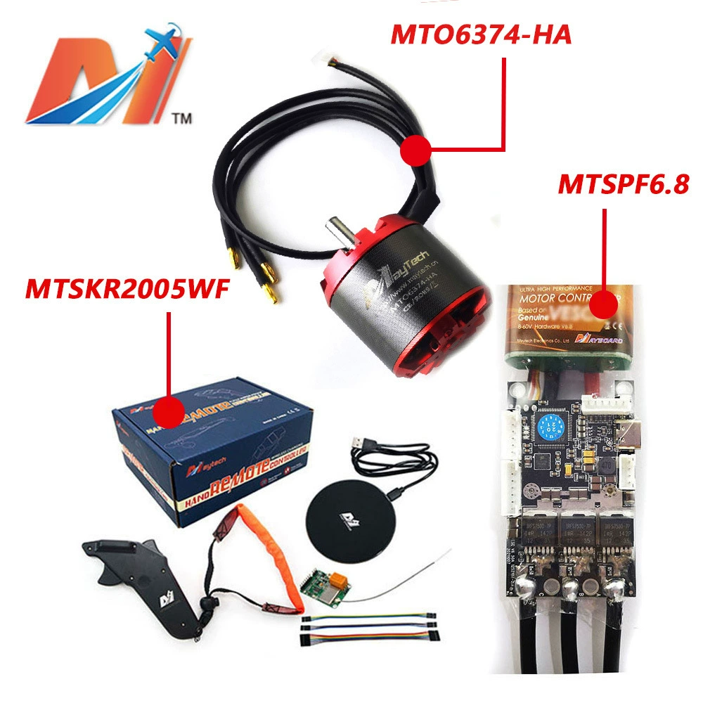 Maytech6374 мотор электрический костюм с дистанционным управлением Электрический скейтборд длинная доска внедорожный боевой робот мощность