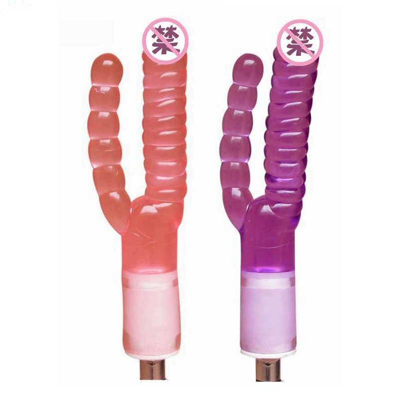 Meiheng Lala female cannon accessories transparent crystal simulation penis elbow elbow backstard wholesale