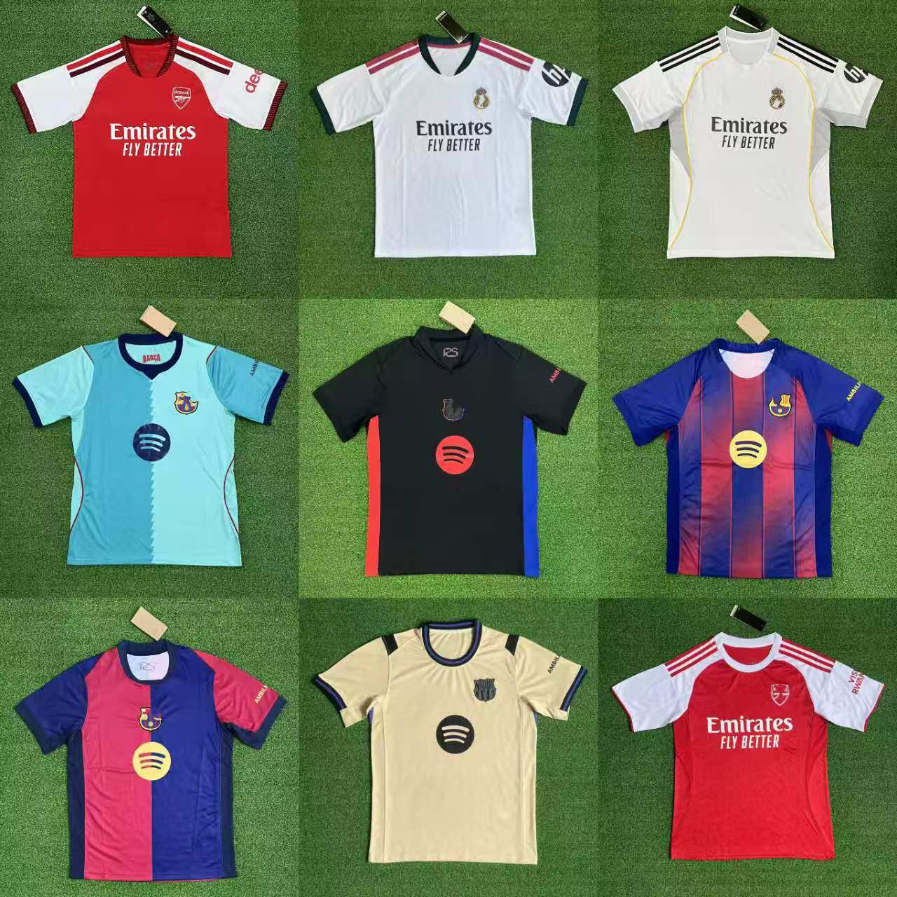 2627 New Football Jersey Club Real Madrid Special Edition Adult Fan Short-Sleeve Lightweight Breathable Source Manufacturer
