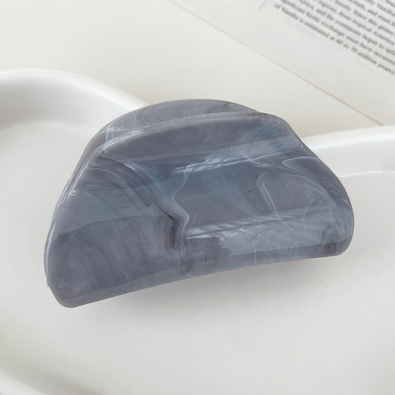 Clip de pelo marrón grande Nueva horquilla cuadrada accesorios para el cabello clip de horquilla simple Cabeza trasera clip de pelo clip de tiburón tocado