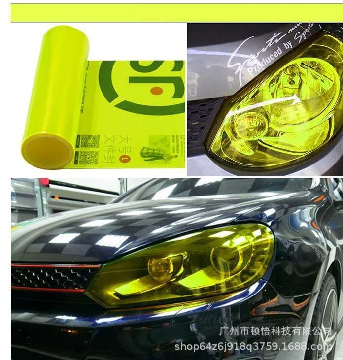 Phim ánh sáng huỳnh quang màu vàng / 30*60cm
