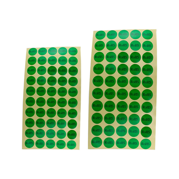 Green RoHS Copper Paper Dry Glores Gas Green Oval Environmental…