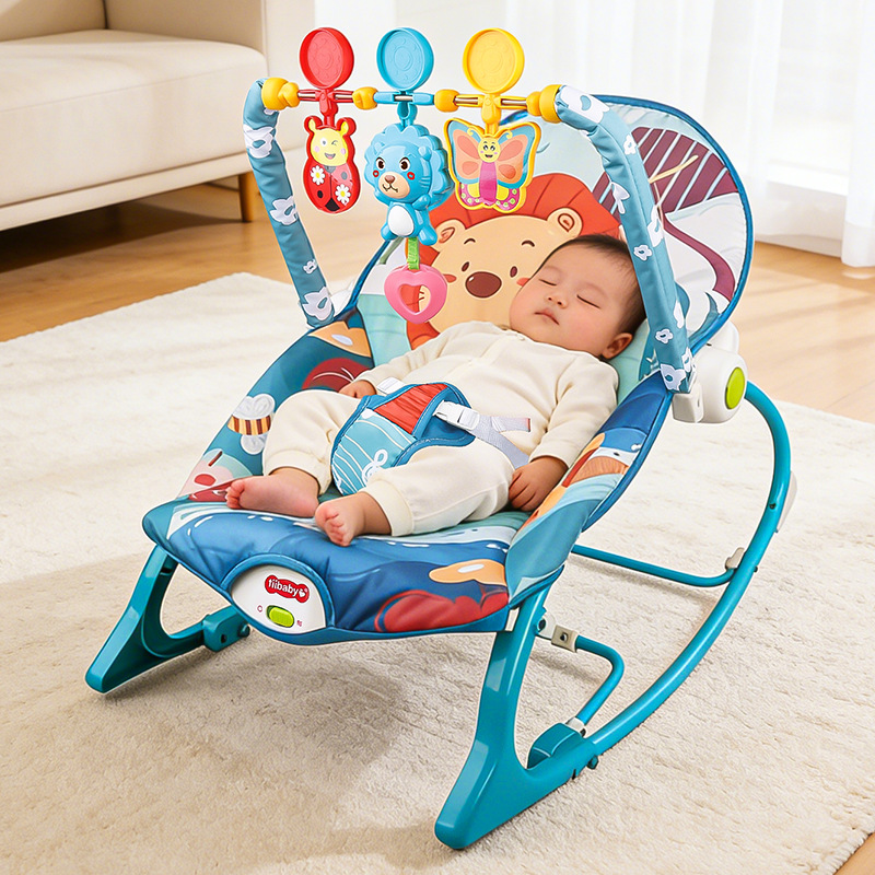 Comercio exterior caliente baby mecedora baby multifuncional música mecedora asiento de asiento mecedora para niños