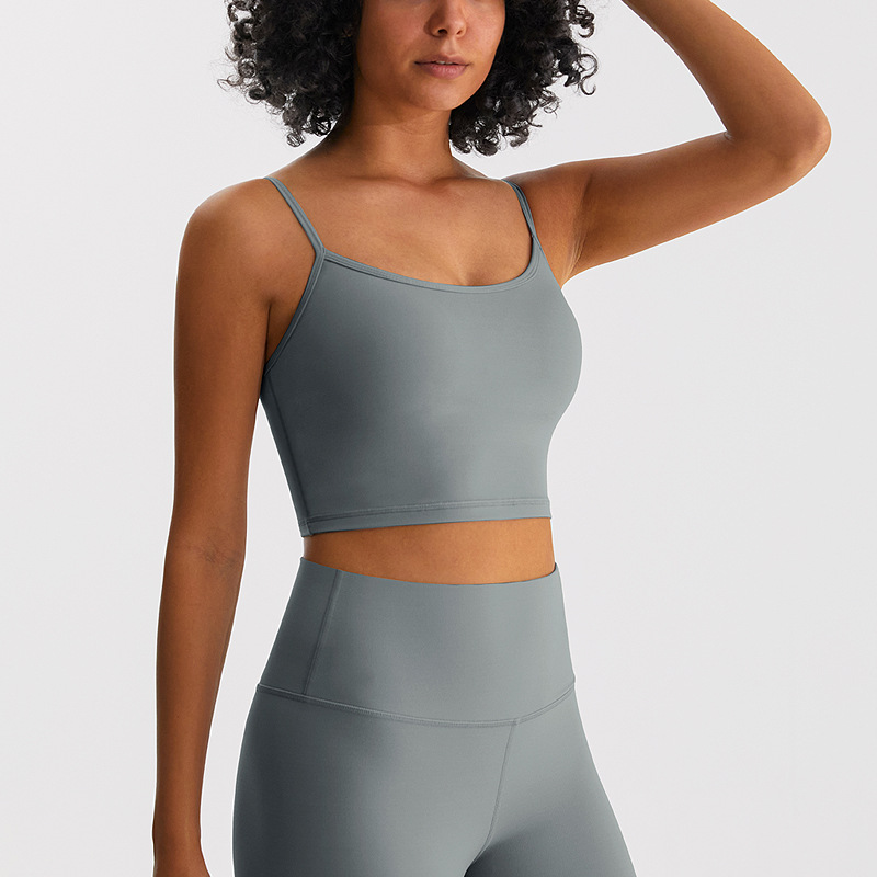 Lycra ropa interior deportiva de las mujeres conformación running beauty back BRA yoga chaleco que absorbe la humedad fitness top