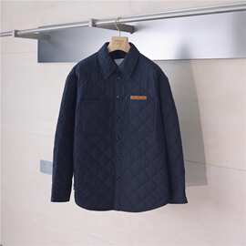 毒家现货正确版本BV家2025新款翻领夹棉棉服外套宽松版型男夹克