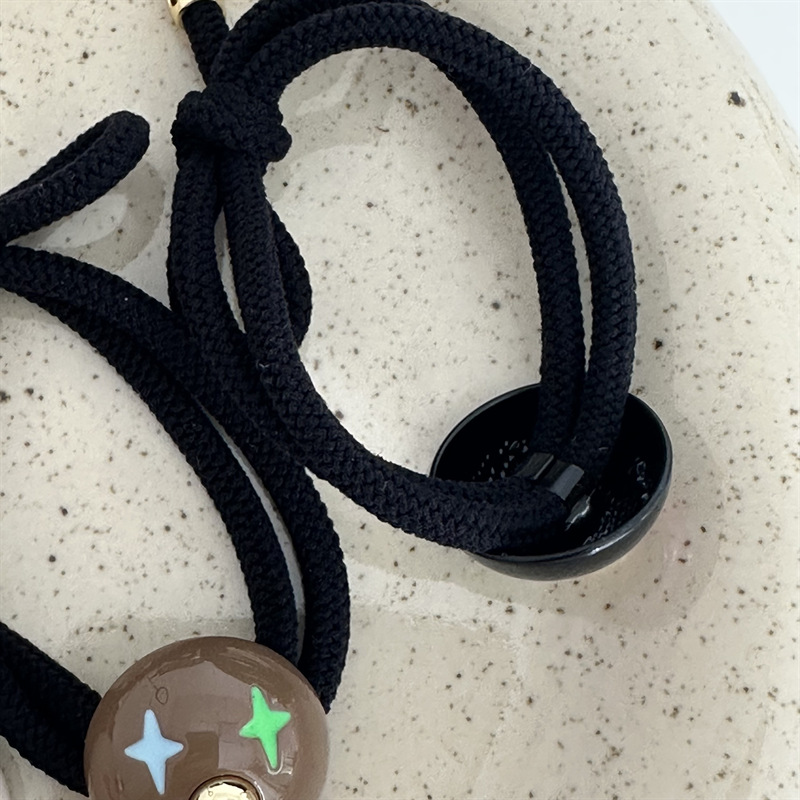 Buntes Clown Haarband Für Damen Für Hohen Pferdeschwanz Elastisch_voghion.com
