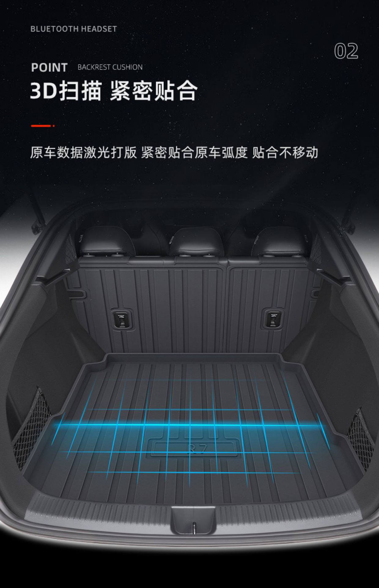 2026 Model Feifan R7 Dedicated Tpe Trunk Mat Car Interior Modification Accessories 26 Rear Drive Screen Protector